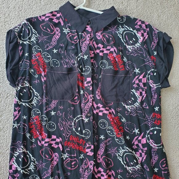 Hell Bunny Riot Shirt - Picture 1 of 2